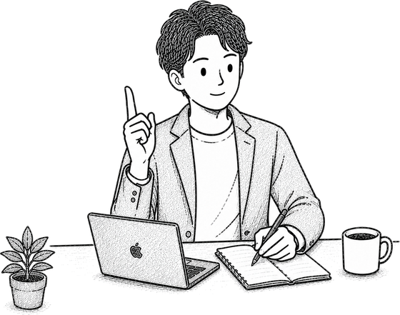 まとめ役のイラスト